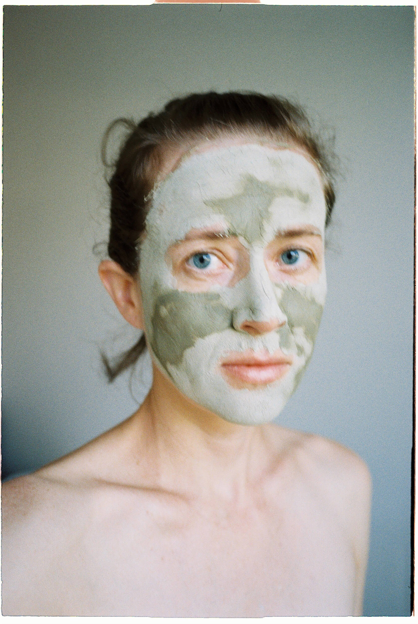 Self Portraits With a Clay Mask
