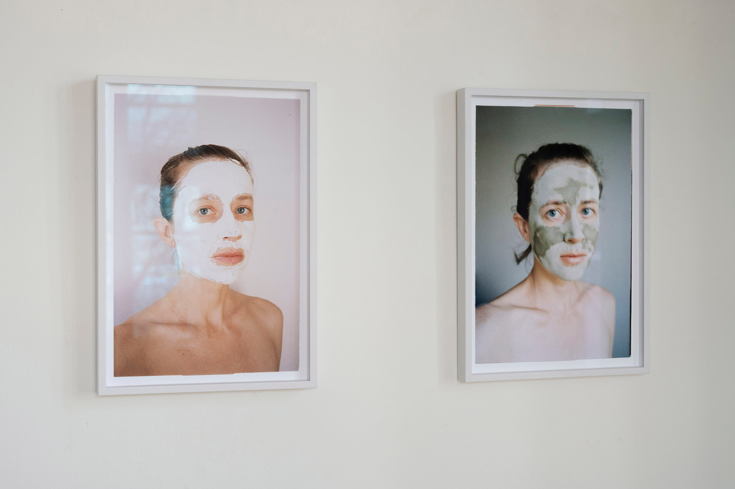 Self Portraits With a Clay Mask